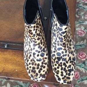 Nine West animal print boots